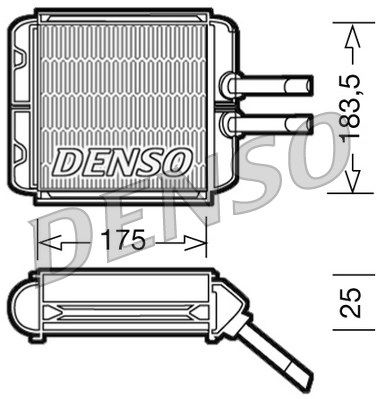 DENSO Lämmityslaitteen kenno DRR08001
