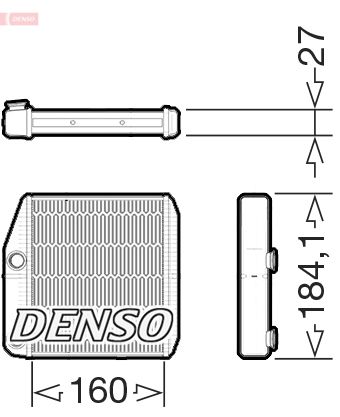 DENSO Lämmityslaitteen kenno DRR09076