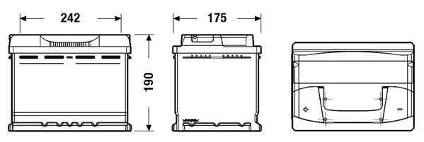 DETA Käynnistysakku DB621