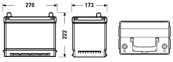 DETA Käynnistysakku DC605