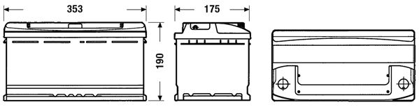 DETA Käynnistysakku DC900