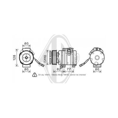 DIEDERICHS Kompressori, ilmastointilaite DCK1521