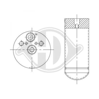 DIEDERICHS Kuivain, ilmastointilaite DCT1030