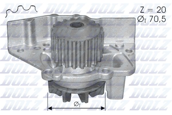 DOLZ Vesipumppu C121