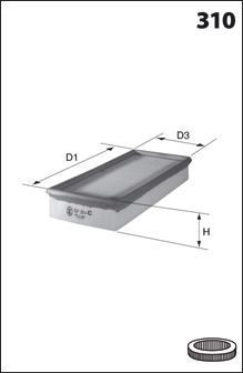 DR!VE+ Ilmansuodatin DP1110.10.0044