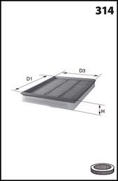 DR!VE+ Ilmansuodatin DP1110.10.0081