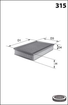 DR!VE+ Ilmansuodatin DP1110.10.0140