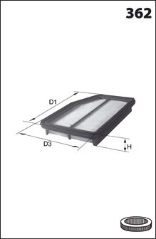 DR!VE+ Ilmansuodatin DP1110.10.0184