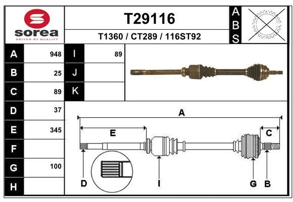 EAI Vetoakseli T29116