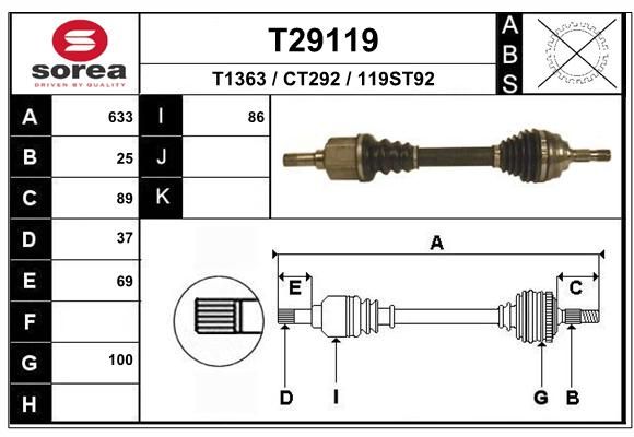 EAI Vetoakseli T29119