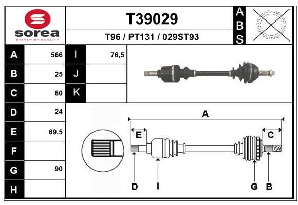 EAI Vetoakseli T39029