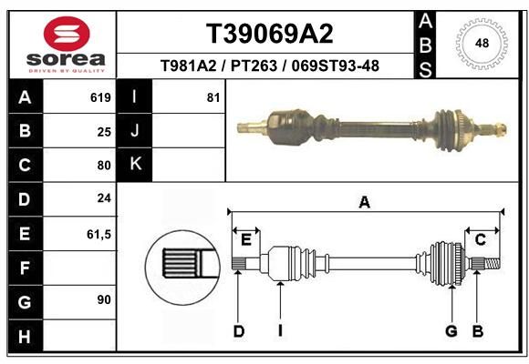 EAI Vetoakseli T39069A2