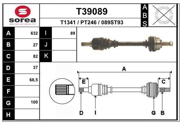 EAI Vetoakseli T39089