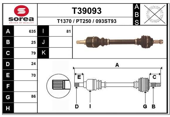 EAI Vetoakseli T39093