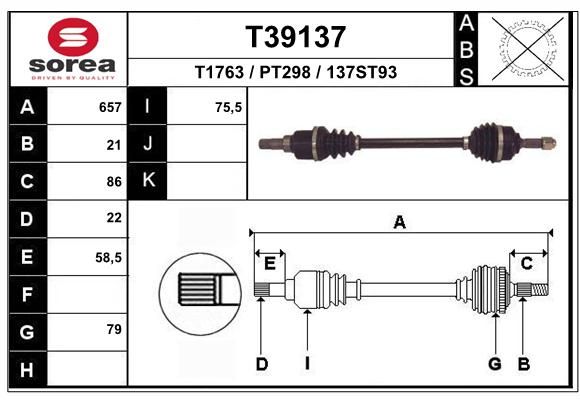 EAI Vetoakseli T39137