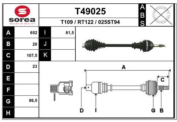 EAI Vetoakseli T49025