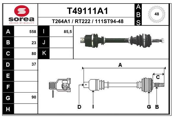 EAI Vetoakseli T49111A1