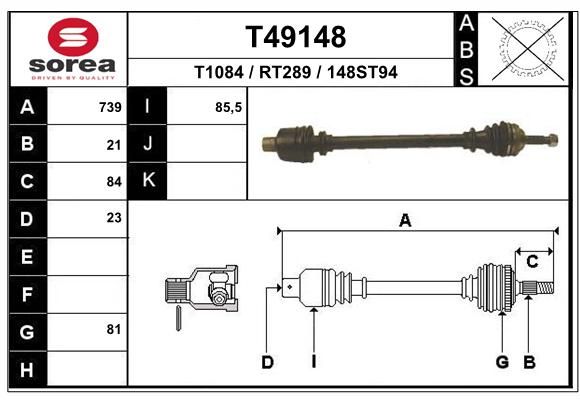 EAI Vetoakseli T49148