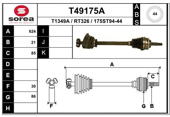 EAI Vetoakseli T49175A