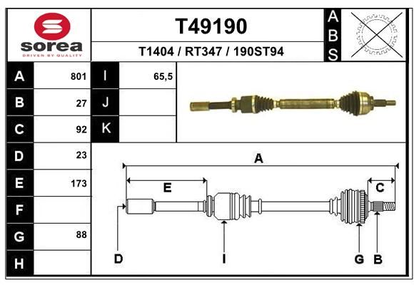 EAI Vetoakseli T49190