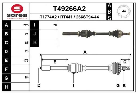 EAI Vetoakseli T49266A2