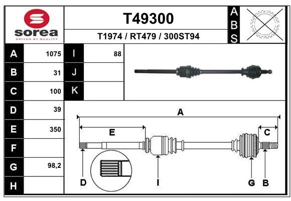 EAI Vetoakseli T49300