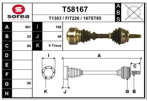 EAI Vetoakseli T58167