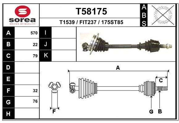 EAI Vetoakseli T58175