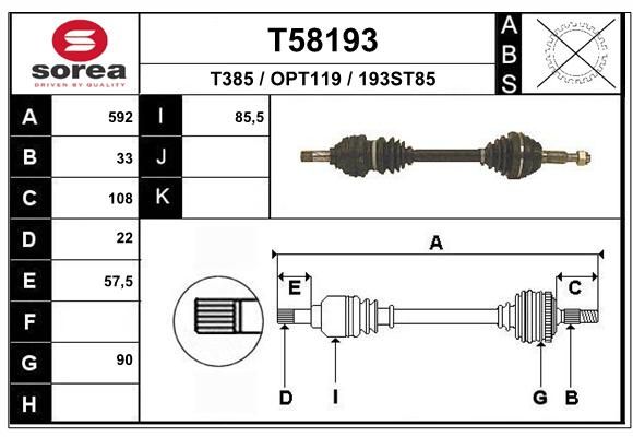 EAI Vetoakseli T58193