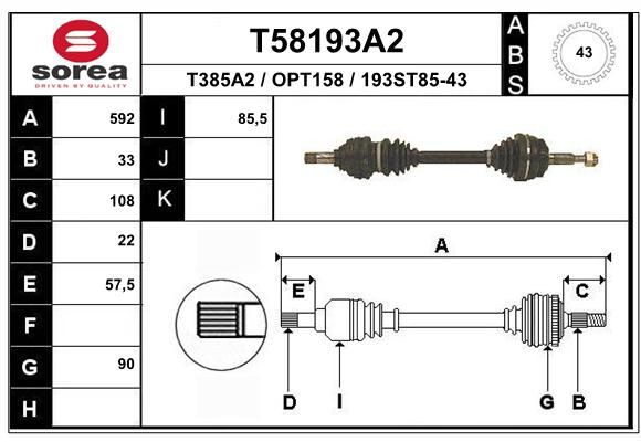 EAI Vetoakseli T58193A2