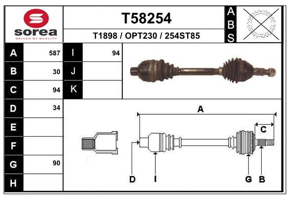 EAI Vetoakseli T58254