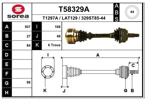 EAI Vetoakseli T58329A