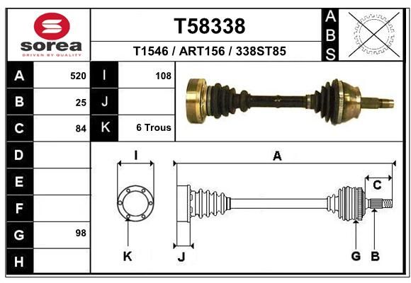 EAI Vetoakseli T58338