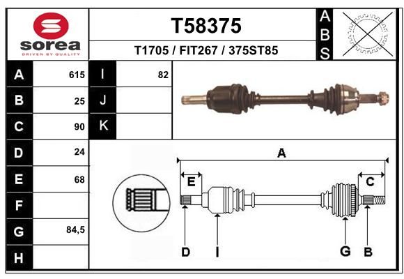 EAI Vetoakseli T58375