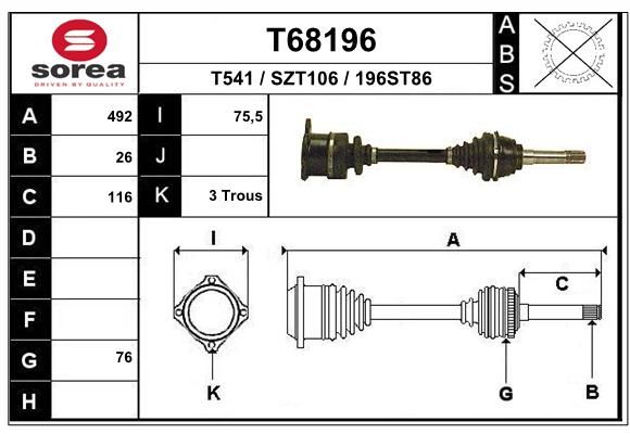 EAI Vetoakseli T68196