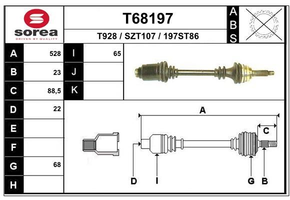 EAI Vetoakseli T68197