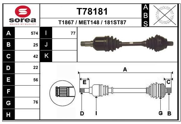 EAI Vetoakseli T78181