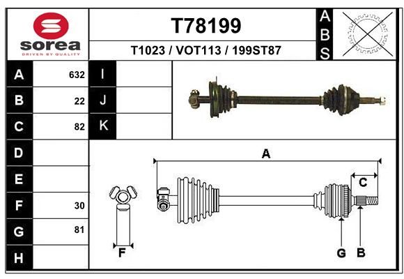 EAI Vetoakseli T78199