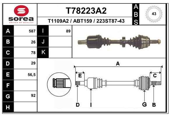 EAI Vetoakseli T78223A2