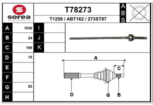 EAI Vetoakseli T78273