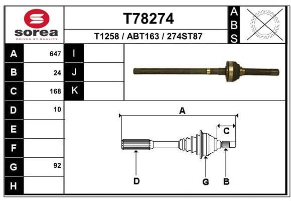 EAI Vetoakseli T78274