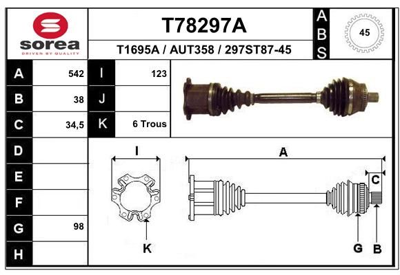 EAI Vetoakseli T78297A