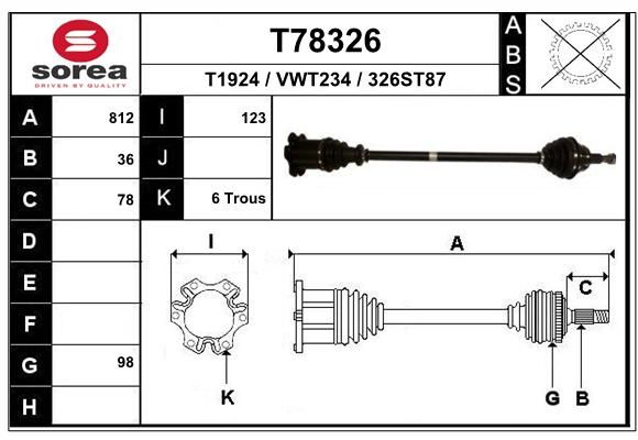 EAI Vetoakseli T78326