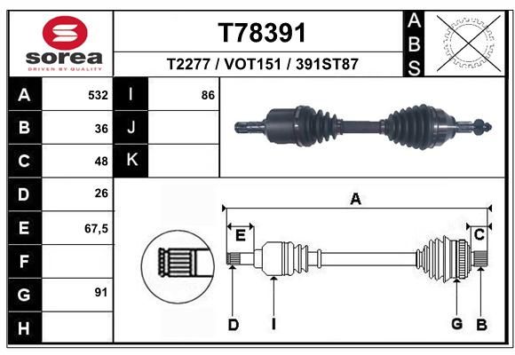 EAI Vetoakseli T78391