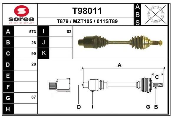 EAI Vetoakseli T98011