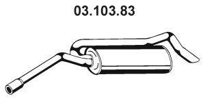 EBERSPÄCHER Takaäänenvaimentaja 03.103.83