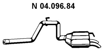 EBERSPÄCHER Takaäänenvaimentaja 04.096.84