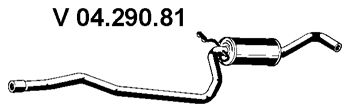 EBERSPÄCHER Etuäänenvaimentaja 04.290.81