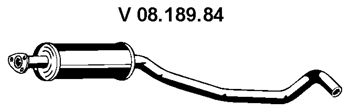 EBERSPÄCHER Etuäänenvaimentaja 08.189.84