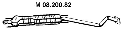 EBERSPÄCHER Keskiäänenvaimentaja 08.200.82